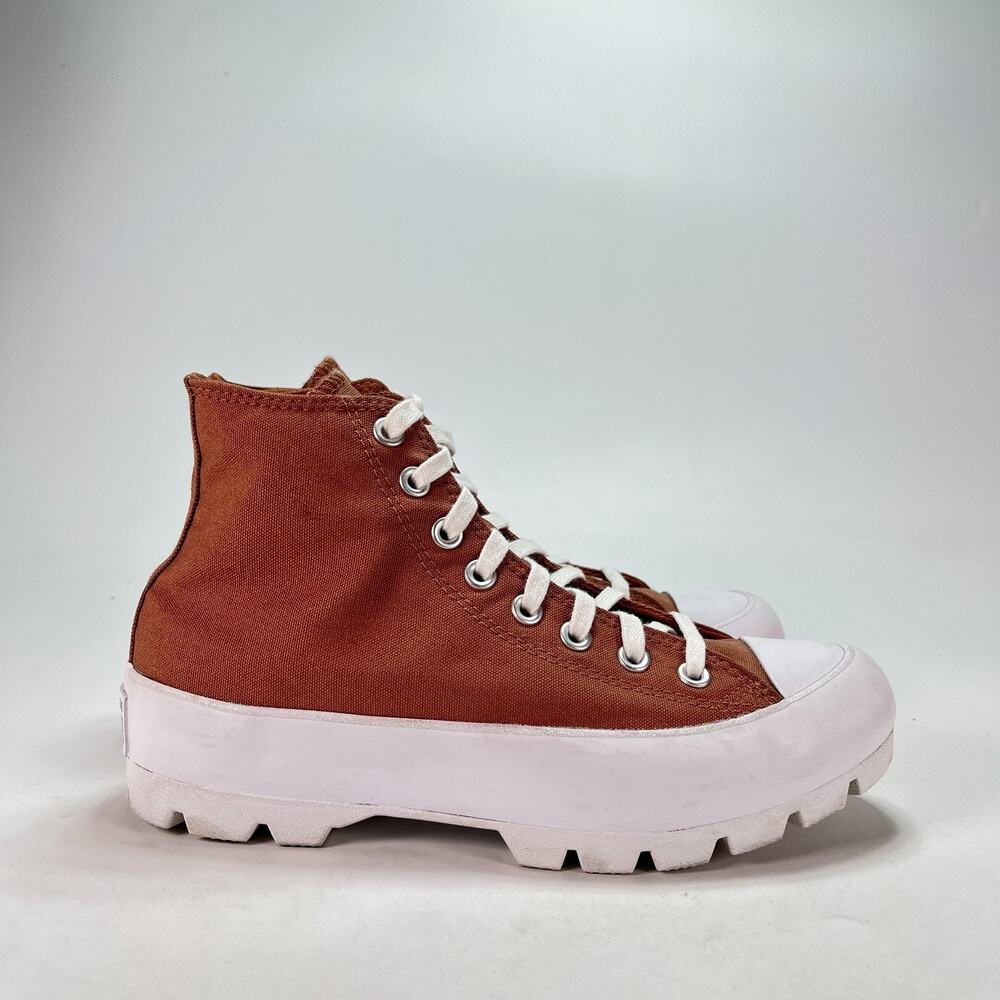 Converse Chuck Taylor Lugged Lift Platform High Top Brown Women's Size 9